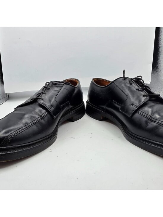 Allen Edmonds Hillcrest Mens Size 9.5 Black Leather Bicycle Toe Lace Up Oxfords main image 7